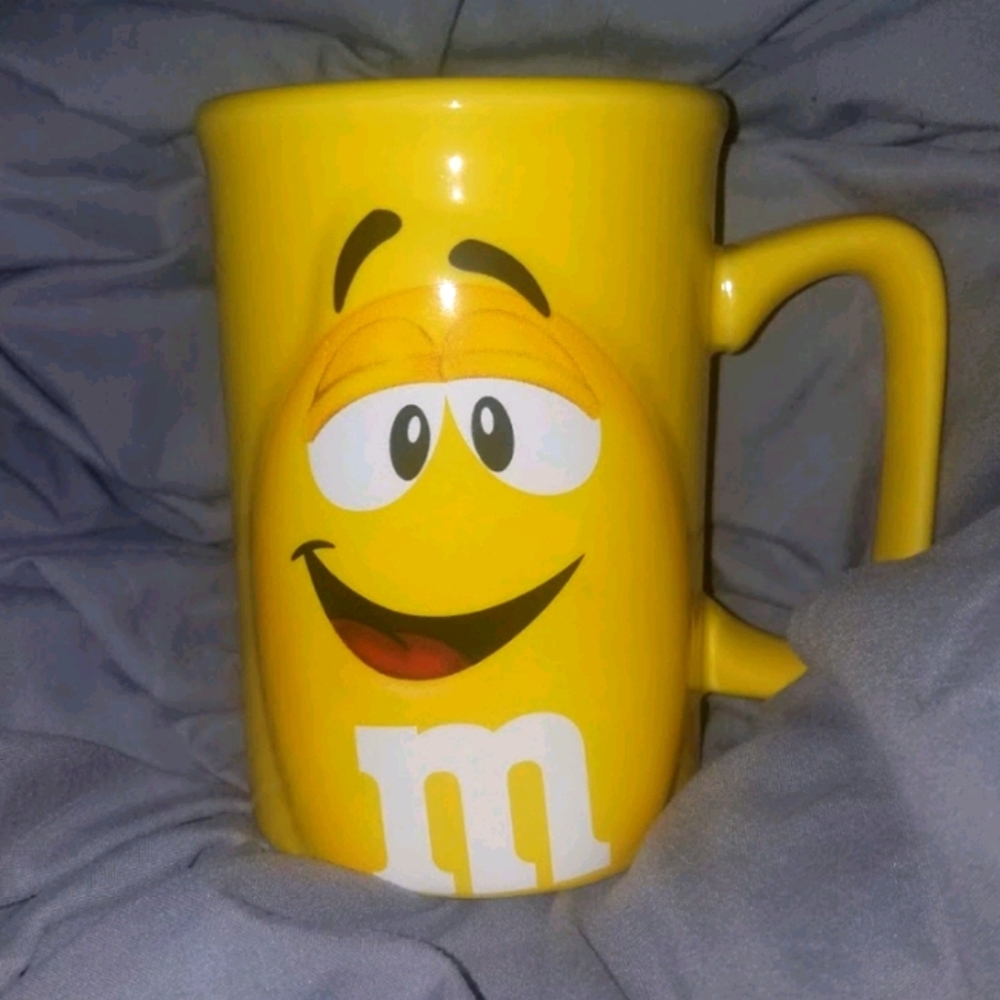 Yellow M&M mug